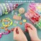 TINKRSTUFF Assorted 400PCS Mix Acrylic Beads for Bracelet Making, Flower Bow Butterfly Candy Heart Gummy Bear Kawaii Aesthetic Beads,Cute Beads for Jewelry Making DIY Necklace Keychain Phone Charms